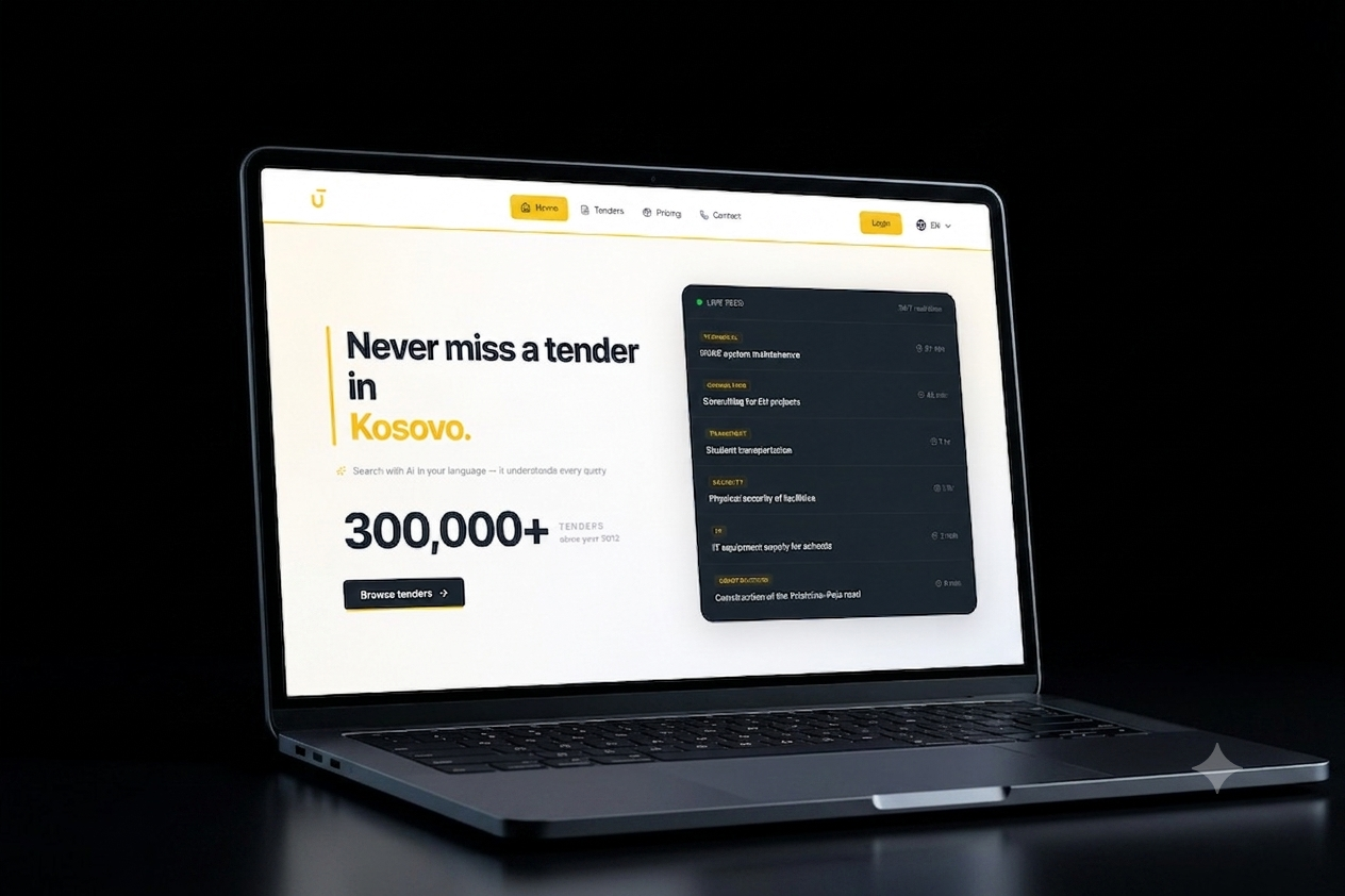 UTender: Simplifying Public Procurement with a Smarter Tender Platform